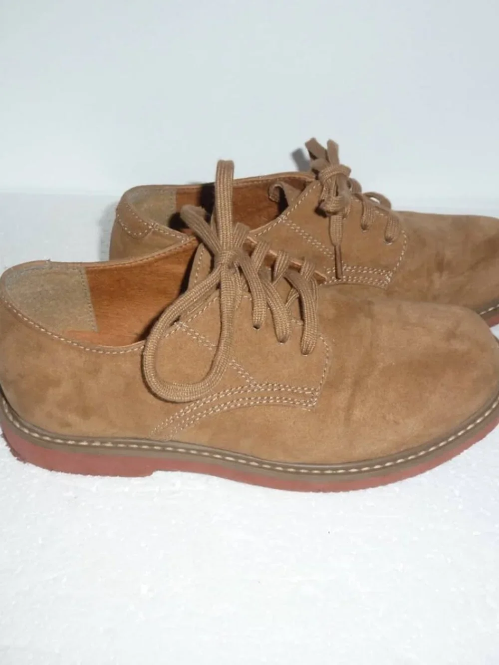 Sperry Top-Sider Brown Suede Dress Shoes - Boys Sz 3